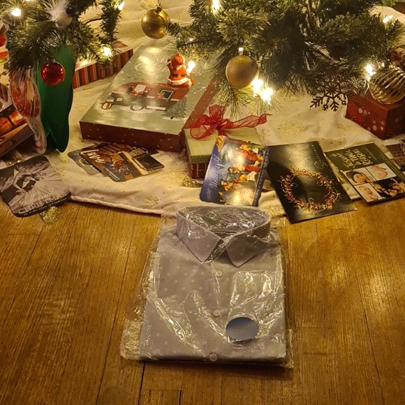 Express Men's Large Slim Dress Shirt - Picture 3 of 5